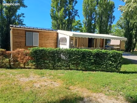 vente chalet dans un camping