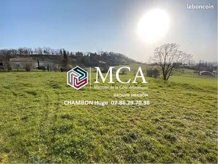 terrain 1 400 m² agen
