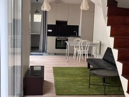maison de ville 55 m² – centre-ville de saint-leu la forêt – gare à pied – jardin & parkin