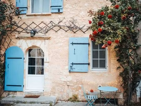 maison de ville en pierre avec jardin