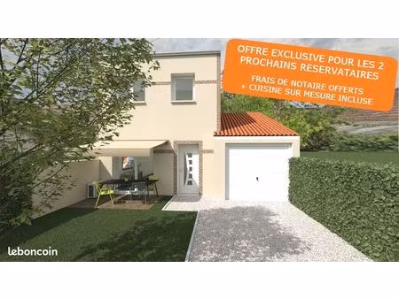 maison t4 neuve avec jardin privatif et garage