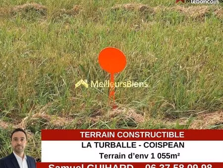 terrain 1 055 m² la turballe