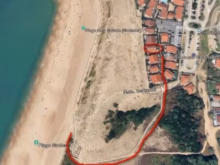capbreton santocha – villa-patio de 4 pièces avec accès direct à la plage
