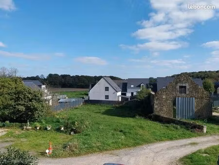 terrain constructible viabilisé 414 m² – guidel – libre de constructeur – proche plages