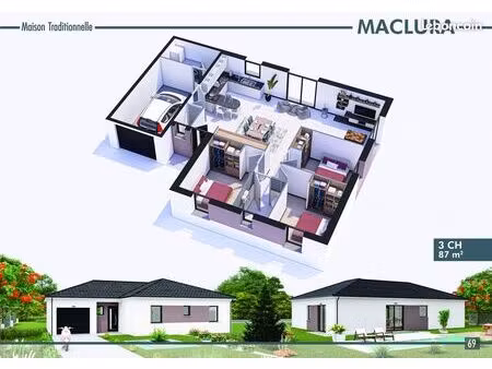 maison 5 pièces 87 m²