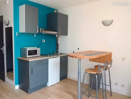 studio meublé 19 m² - résidence sécurisée et entretenue