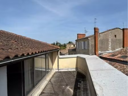 appartement t3 78 m2 en duplex terrasse 19m2