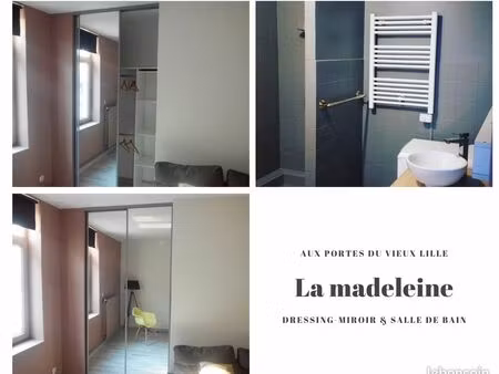 studio meublé 30 m² refait à neuf – la nouvelle madeleine  proche vieux lille & lille euro