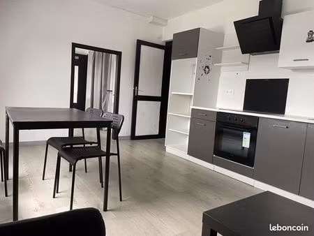 proximité roubaix centre  euroteleport loue f2 meublé