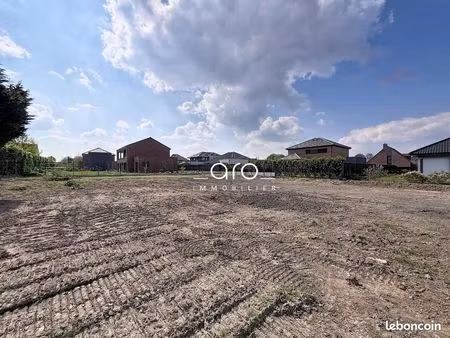 terrain 934 m² camphin en pevele 59780