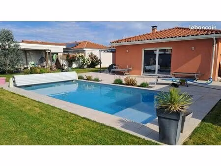 maison plain-pied 2013 – 118 m² avec piscine – saint-rambert