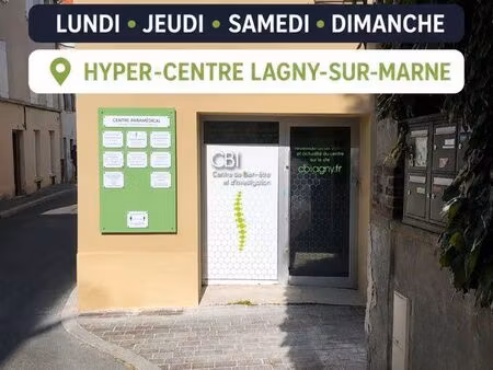 cabinet paramédical meublé disponible 1 à 4 jours/semaine au cœur de lagny-sur-marne