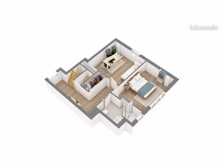 bel appartement t5 duplex avec balcon