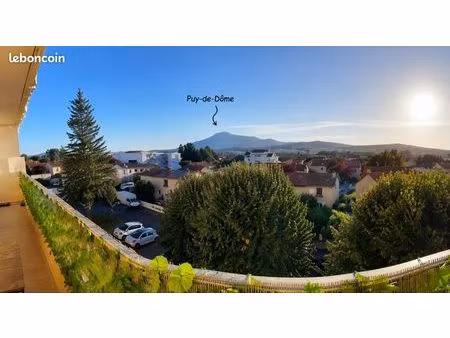 appartement t3bis de 77 m² rénové – balcon  ascenseur  cave et parking – gerzat