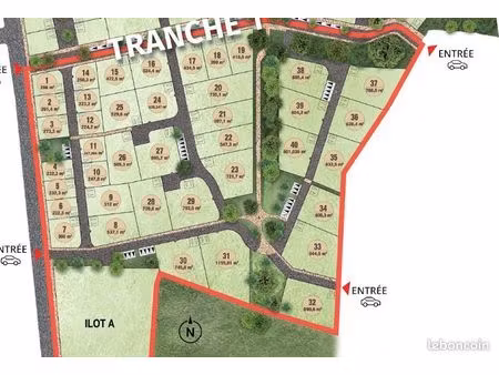 terrain 597 m² bonchamp les laval
