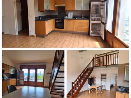 duplex t3 mezzanine garage meublé