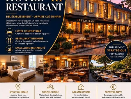 fond de commerce hôtel-restaurant