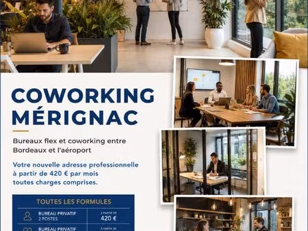 bureaux 35 m² merignac