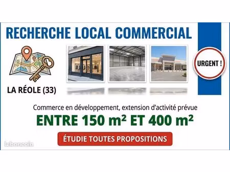 local commercial la réole