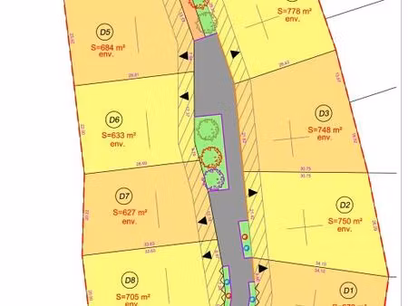 terrain 738 m² crissey