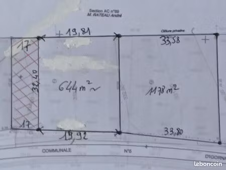 terrain constructible avec projet
