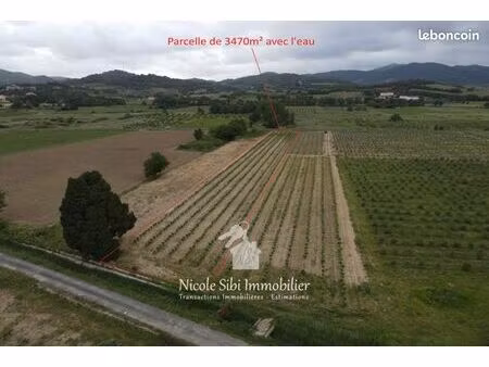 terrain agricole 3 470 m² estagel