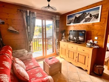 t3 + garage+ cave le praz de lys vue - mont blanc