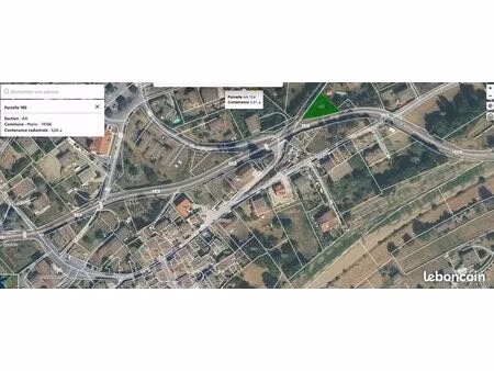 terrain constuctible 505 m2 marin