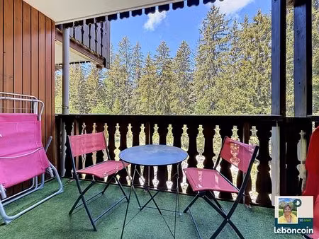 vente | studio meublé | 1p | 19.59 m² | mieussy | expo sud-ouest | balcon