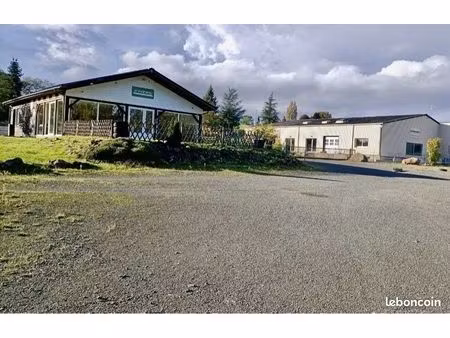 local commercial 140 m² avec terrain de 2 000 m² sur axe passant – idéal restaurant / acti