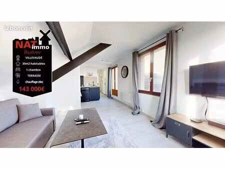 appartement 2 pièces 29 m²