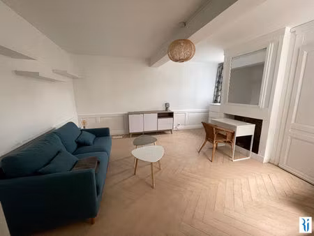 rouen - proche beauvoisine - f1 meuble de 29 m²