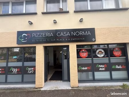 fond de commerce  pizzeria 76100 rouen