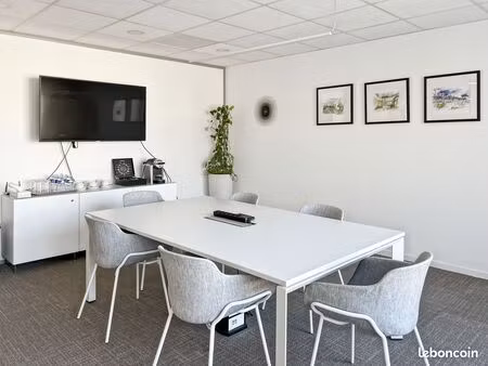 bureau privé à louer pour 4 personnes à rouen  hq jeanne d'arc rouen