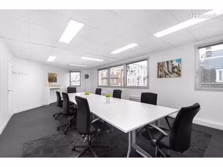 bureau en espace ouvert à louer pour 10 personnes à rouen  cite administrative rouen