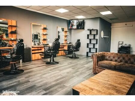 barber shop clé en main à vendre – meaux – 3 postes – 2 salariés – loyer 800 ttc