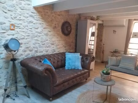 vente appartement tout en pierres apparentes