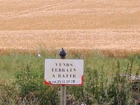 terrain 1000 à 1100m2 à lonchard