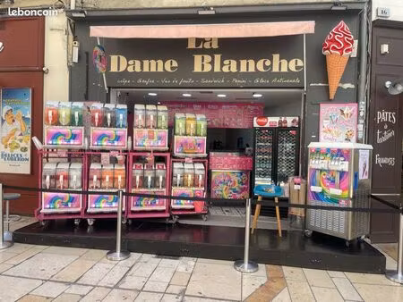à vendre – fonds de commerce glacier  crêperie et snack sucré emplacement exceptionnel au 