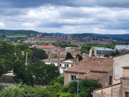 rare à la vente : appartement à vendre 4 pièces avec vue d'exception sur la cité de carcas