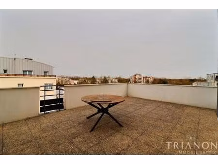 a vendre sur trappes : duplex d’exception 115 m² – terrasses plein sud – 4 chambres – 2 pa