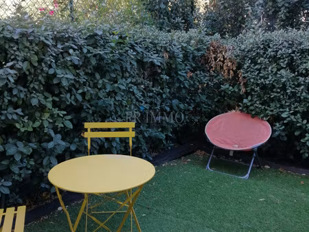 location meublee a l'annee - 3 pieces - rez de jardin - boul