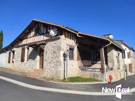 maison de village en pierres dans le lot et garonne avec appartement independant et garage