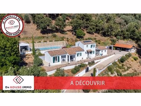 collobrières - villa d'exception avec vue panoramique  piscine