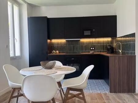 appartement t2 secteur blancarde / vallier - 42m2 - meublé - clim
