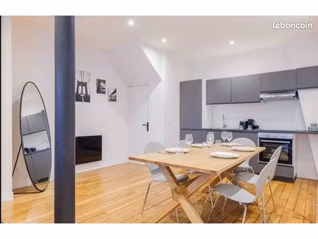 bastille - grand 5 pièces meublé 86m² - 3 chambres  lumineux