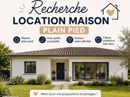 recherche maison plain-pied