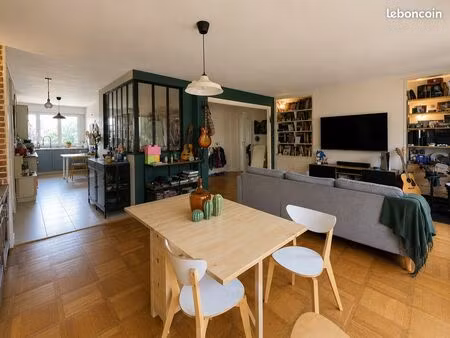 appartement t3 traversant 95m² particulier à particulier (terrasse  vue seine & clochers)