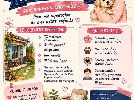recherche t2 avec jardin