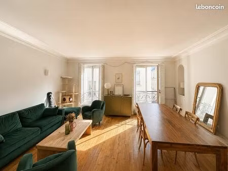 appartement meublé 2 pièces – 56 m² – rue nollet  paris 17e – cœur des batignolles